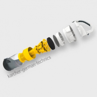 Бак в зборі для Karcher VC 3 Premium (білий) 97540650